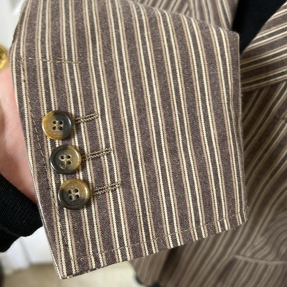 D&G by Dolce & Gabbana striped blazer with paisley lining - Picture 7 of 12